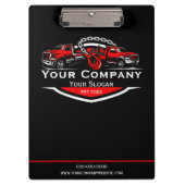 Professioneel sleepbedrijf, sleepdienst klembord (Voorkant)