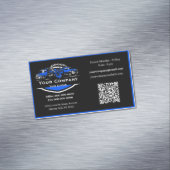 Professioneel sleepbedrijf, sleepdienst magnetisch visitekaartje (Voorbeeld)