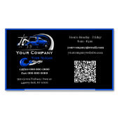 Professioneel sleepbedrijf, sleepdienst magnetisch visitekaartje (Voorkant)