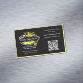 Professioneel sleepbedrijf, sleepdienst magnetisch visitekaartje (Voorbeeld)