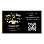 Professioneel sleepbedrijf, sleepdienst magnetisch visitekaartje (Voorkant)