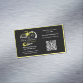 Professioneel sleepbedrijf, sleepdienst magnetisch visitekaartje (Voorbeeld)