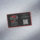 Professioneel sleepbedrijf, sleepdienst magnetisch visitekaartje (Voorbeeld)