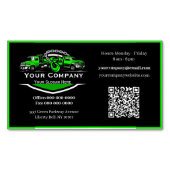 Professioneel sleepbedrijf, sleepdienst magnetisch visitekaartje (Voorkant)