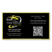 Professioneel sleepbedrijf, sleepdienst magnetisch visitekaartje (Voorkant)