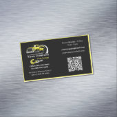 Professioneel sleepbedrijf, sleepdienst magnetisch visitekaartje (Voorbeeld)