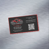 Professioneel sleepbedrijf, sleepdienst magnetisch visitekaartje (Voorbeeld)