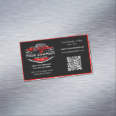 Professioneel sleepbedrijf, sleepdienst magnetisch visitekaartje (Voorbeeld)