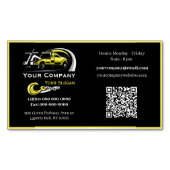 Professioneel sleepbedrijf, sleepdienst magnetisch visitekaartje (Voorkant)