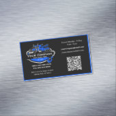 Professioneel sleepbedrijf, sleepdienst magnetisch visitekaartje (Voorbeeld)