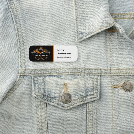 Professioneel sleepbedrijf, sleepdienst naamplaatje (In situ)