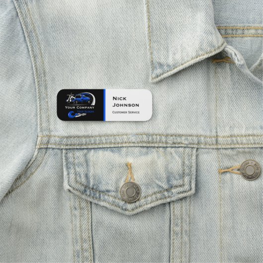 Professioneel sleepbedrijf, sleepdienst naamplaatje (In situ)