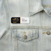 Professioneel sleepbedrijf, sleepdienst naamplaatje (In situ)