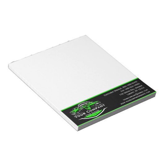 Professioneel sleepbedrijf, sleepdienst notitieblok (Schuin)