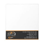 Professioneel sleepbedrijf, sleepdienst notitieblok (Voorkant)