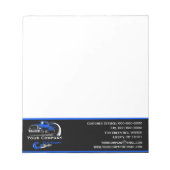 Professioneel sleepbedrijf, sleepdienst notitieblok (Voorkant)