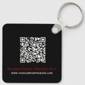 Professioneel sleepbedrijf, sleepdienst sleutelhanger (Achterkant)