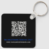 Professioneel sleepbedrijf, sleepdienst sleutelhanger (Achterkant)