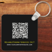 Professioneel sleepbedrijf, sleepdienst sleutelhanger (Achterkant)