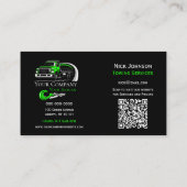 Professioneel sleepbedrijf, sleepdienst visitekaartje (Achterkant)