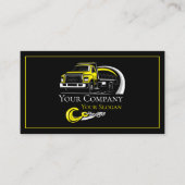 Professioneel sleepbedrijf, sleepdienst visitekaartje (Voorkant)