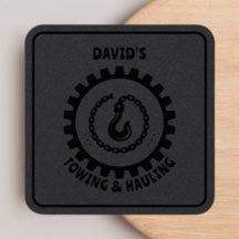 Professioneel sleepdienststuurprogramma zwart