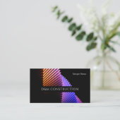 Professioneel, slim ontwerp, QR-code Visitekaartje (Staand voorkant)