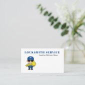 Professioneel Slotenmaker Service Visitekaartje (Staand voorkant)