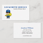 Professioneel Slotenmaker Service Visitekaartje (Voorkant / Achterkant)