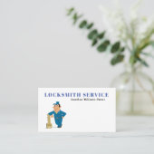Professioneel Slotenmaker Service Visitekaartje (Staand voorkant)