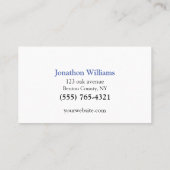 Professioneel Slotenmaker Service Visitekaartje (Achterkant)