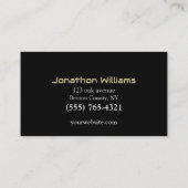 Professioneel Slotenmaker Service Visitekaartje (Achterkant)