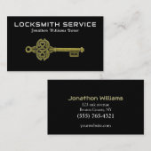 Professioneel Slotenmaker Service Visitekaartje (Voorkant / Achterkant)