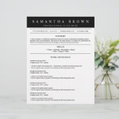 Professioneel sollicitatieresumé (Staand voorkant)