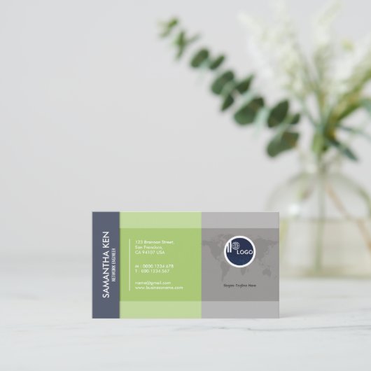 Professioneel spectaculair Visitekaartje (Staand voorkant)