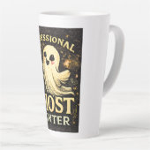 Professioneel spookenjager Funny Halloween Latte Mok (Rechterhoek)