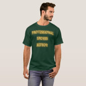 Professioneel Sportgokker 1 T-shirt (Voorkant volledig)