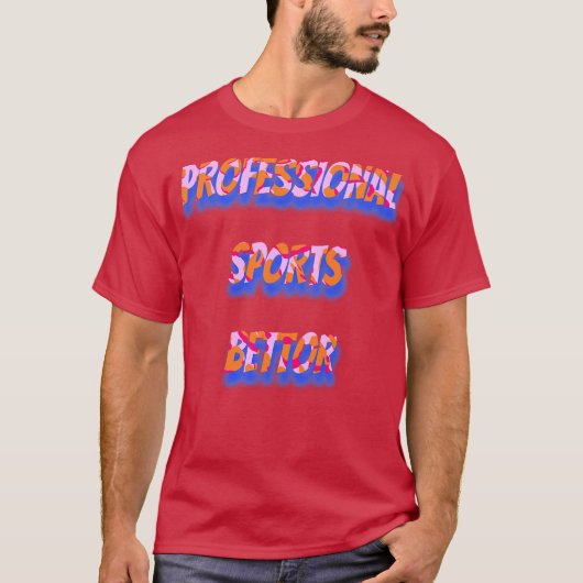 Professioneel Sportwedden T-shirt (Voorkant)