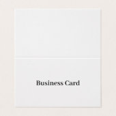 Professioneel Standaard, 3,5" x 2,0" Visitekaartje (Buitenkant ongevouwen)