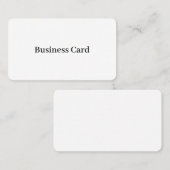 Professioneel Standaard, 3,5" x 2,0" Visitekaartje (Voorkant / Achterkant)