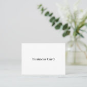Professioneel Standaard, 3,5" x 2,0" Visitekaartje (Staand voorkant)