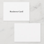 Professioneel Standaard, 3,5" x 2,0" Visitekaartje (Voorkant / Achterkant)