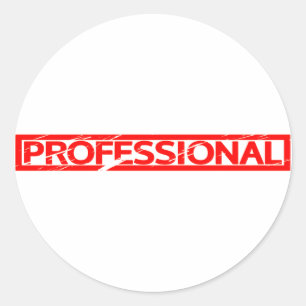 Professioneel Stempel Ronde Sticker