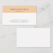 Professioneel stijlvol design, modern, minimaal visitekaartje (Voorkant / Achterkant)