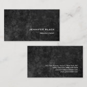 Professioneel stijlvol grijs patroon Modern Elegan Visitekaartje (Voorkant / Achterkant)