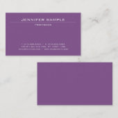 Professioneel stijlvol, minimaal design visitekaartje (Voorkant / Achterkant)