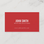 Professioneel, stijlvol, modern, rood grijs Visite Visitekaartje (Achterkant)