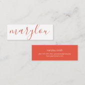 Professioneel stijlvol | Signature Series Mini Visitekaartje (Voorkant / Achterkant)