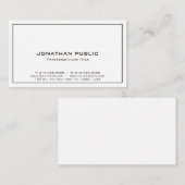 Professioneel, stijlvol, slim grafisch scherm visitekaartje (Voorkant / Achterkant)