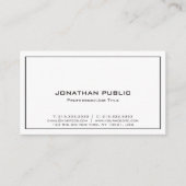 Professioneel, stijlvol, slim grafisch scherm visitekaartje (Voorkant)